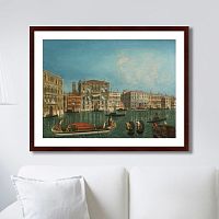 картина: venice, palazzo foscari and palazzo balbi, 1735г. в Перми