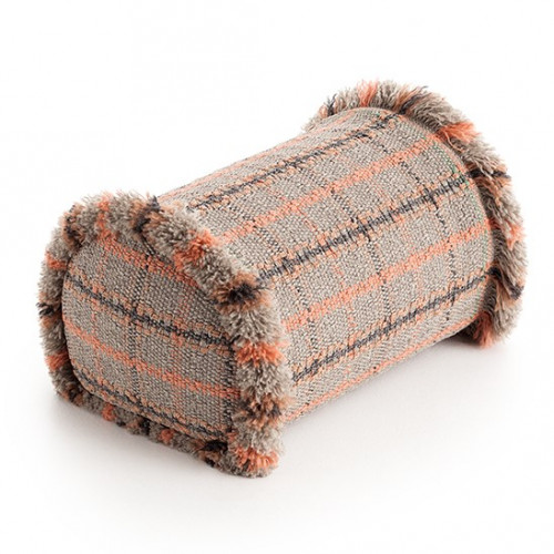 подушка большая-рол tartan terracotta от gan в Перми