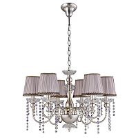 подвесная люстра crystal lux alegria sp6 silver-brown в Перми