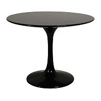 стол журнальный eero saarinen style tulip table черный в Перми