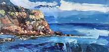 картина маслом утес у моря в Перми