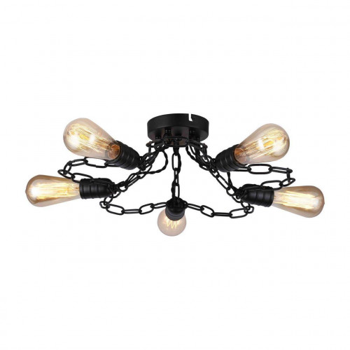 потолочная люстра arte lamp a9344pl-5bk в Перми
