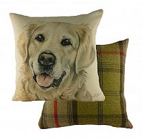 подушка с принтом waggydogs golden retriever в Перми