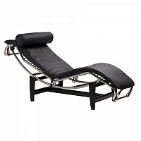 шезлонг chaise longue lc4 черный в Перми