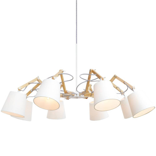 подвесная люстра arte lamp pinoccio a5700lm-8wh в Перми