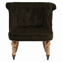 кресло amelie french country chair серо-коричневое в Перми