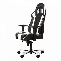 кресло геймерское dxracer king ks06 черно-белое в Перми