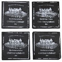 подставки под стакан квадратные сланец (набор шт) comptoir de famille в Перми