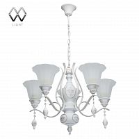 подвесная люстра mw-light версаче 639011505 белая в Перми