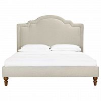 кровать двуспальная 160х200 бежевая cassis upholstered в Перми