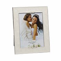 фоторамка из белого акрила с жемчугом 17,6х1,5х22,6 в Перми