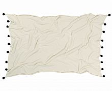 плед бежевый с черными помпонами в Перми