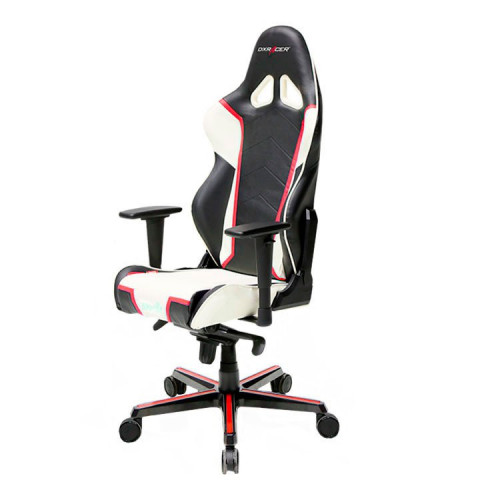 кресло геймерское dxracer racing черно-бело-красное в Перми