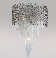 подвесной светильник crystal lux hauberk sp-pl8 d60 матовый никель в Перми