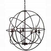 люстра foucault's orb crystal nude коричневая в Перми