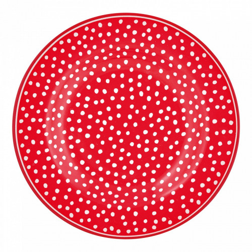 десертная тарелка dot red в Перми