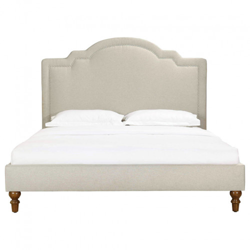 кровать двуспальная 120х200 бежевая cassis upholstered в Перми