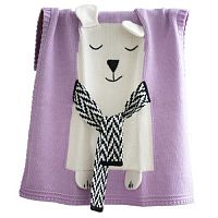 плед розовый мишка большой в Перми