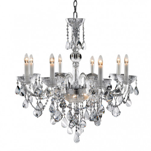 люстра md72732-11a от illuminati прозрачная/ хром в Перми