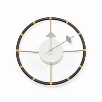 часы steering wheel настенные черный+желтый/black+yellow в Перми