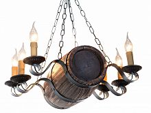 люстра бочонок коричневая в Перми