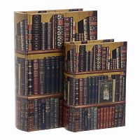 шкатулки-книги, набор из 2 шт. мультиколор в Перми