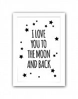 постер to the white moon and back а4 в Перми