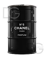 декоративная бочка-шкаф chanel №5 black xl в Перми