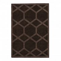 ковер ashton cocoa coffe 150x220 коричневый в Перми