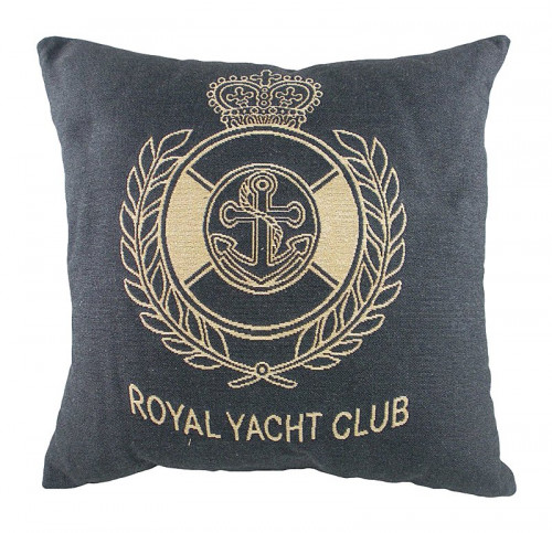 подушка с гербом королевского royal yacht club denim в Перми