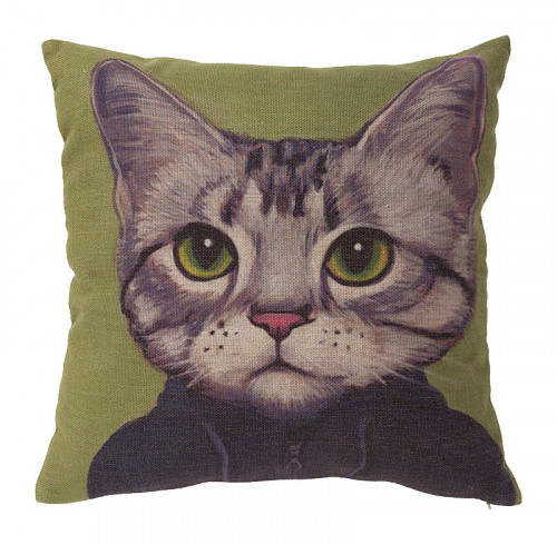 подушка с принтом mr. cat в Перми
