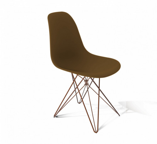 стул dsr коричневый s50 (eames style) в Перми