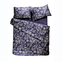 комплект постельного белья decoflux сатин 1.5 спальный peony indigo в Перми