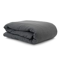 пододеяльник изо льна темно-серого цвета essential 150х200 в Перми