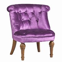 кресло sophie tufted slipper chair лиловое в Перми