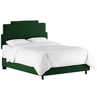 кровать двуспальная 180х200 зеленая paxton emerald velvet в Перми