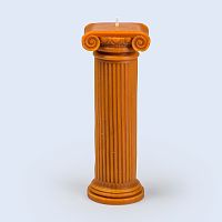 свеча высокая оранжевая hestia column в Перми