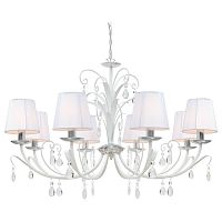 подвесная люстра arte lamp romana snow a1743lm-8wh в Перми