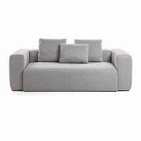 диван blok sofa 3 светло-серый от la forma (ex julia grup) в Перми