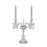канделябр хрустальный на 2 свечи baccarat 2 от delight collection, 60 см в Перми