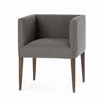 кресло penelope dining chair серое в Перми