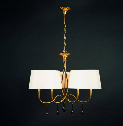 подвесная люстра mantra paola painted gold 3540 в Перми