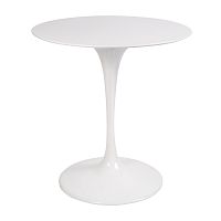 стол eero saarinen style tulip table top mdf d70 глянцевый белый в Перми