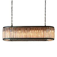 люстра welles l125 черная, прозрачное стеко в Перми