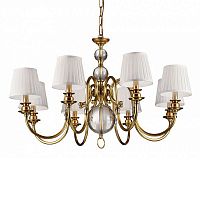 люстра newport 8 от delight collection белая/прозрачная/бронзовая в Перми