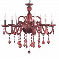 подвесная люстра ideal lux giudecca sp8 rosso в Перми