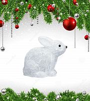 фигурка светодиодная «кролик» 24x27см (09561) uld-m2724-032/sta в Перми