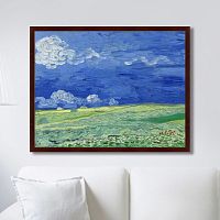картина: wheatfields under thunderclouds, 1890г. в Перми