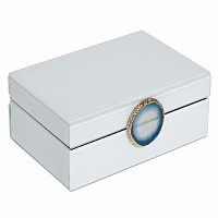 шкатулка для украшений белая 20x7,5x14 см в Перми