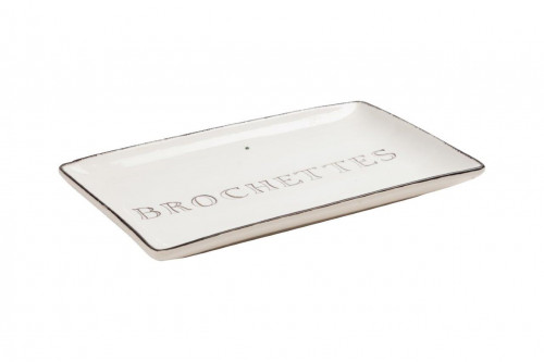 декоративное блюдо brochettes white в Перми
